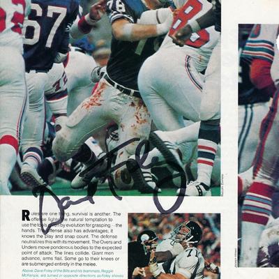 Dave Foley signed magazine photo
