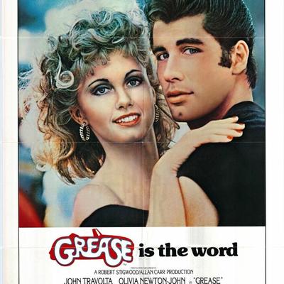 Grease Original 1978 Vintage One Sheet Poster