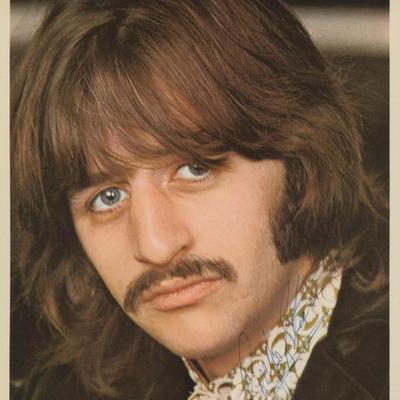 Ringo Starr signed photo. GFA Authenticated