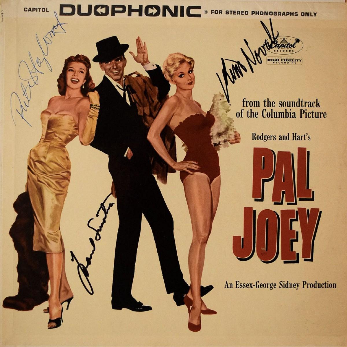 Pal Joey cast signed soundtrack- Frank Sinatra | EstateSales.org