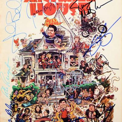 Animal House 1978 cast signed book
