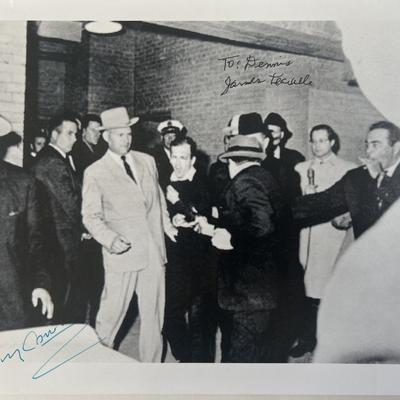 JFK Assassination Jim Leavelle signed photo