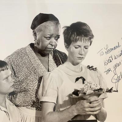 Julie Harris signed photo