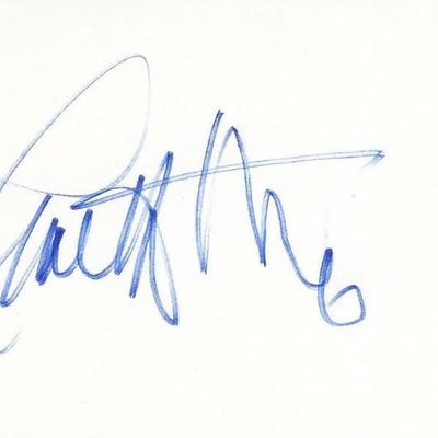 Charlton Heston original signature 