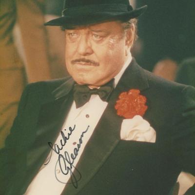 Jackie Gleason signed photo