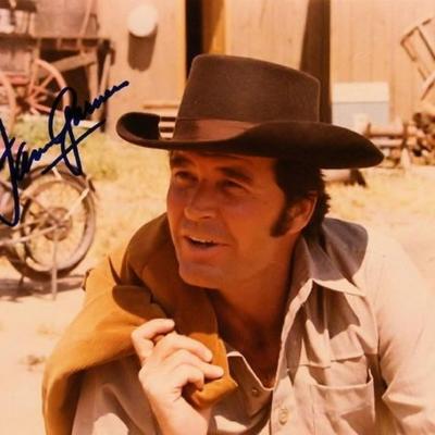 James Garner signed photo 
