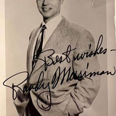 Randy Merriman signed photo