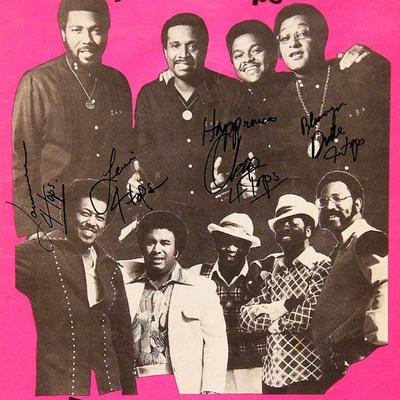 The Four Tops Signed program 