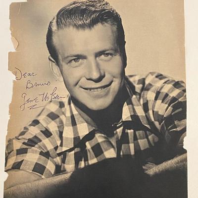 Gene Nelson signed print