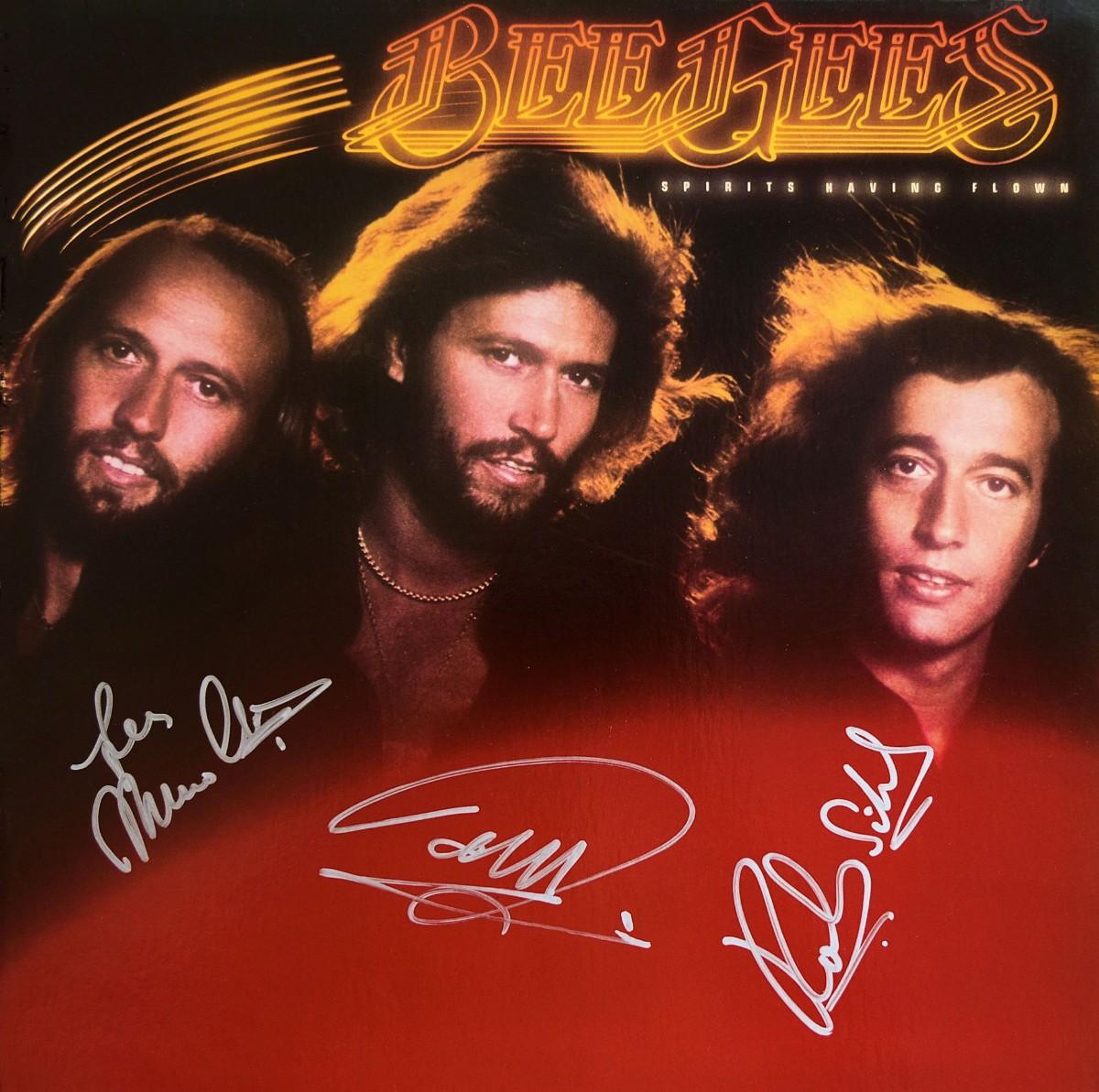THE BEE GEES signed autographed album COA Hologram main image 1