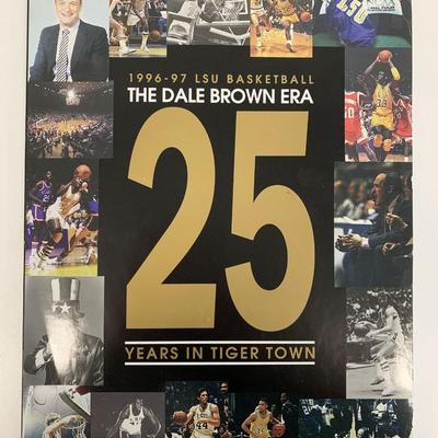 1996-7 LSU Basketball - The Dale Brown Era - 25 Years in Tiger Town Book