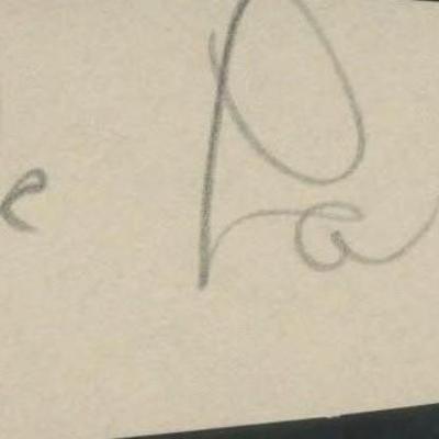 Jack La Rue signature cut 