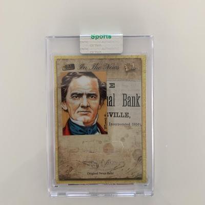 Historical relic card