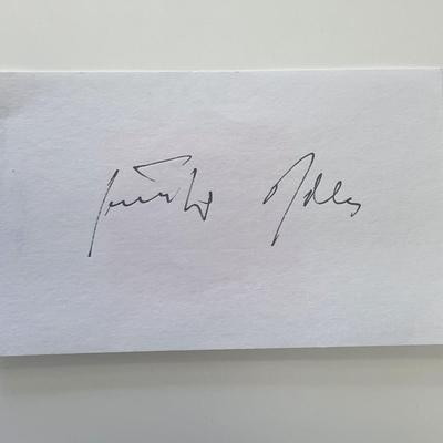 Günther Rall original signature