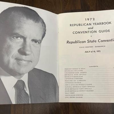Vintage ND Republican Convention programs