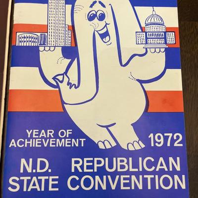 Vintage ND Republican Convention programs