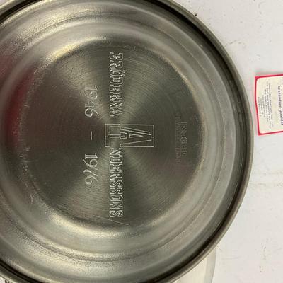 765 Svenst Tenn Bowl, Pedestal & Plate