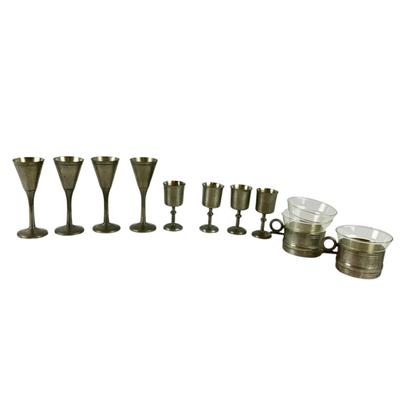 767 Scandia Tenn Pewter Cordials