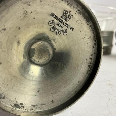 767 Scandia Tenn Pewter Cordials