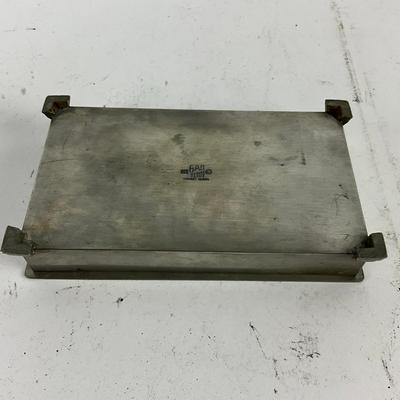 768 Antique GAB TENN Pewter Box