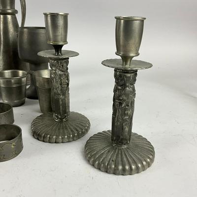 769 Large Pewter Lot