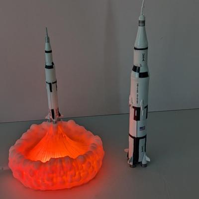 3D Printed Rocket Light & Apollo V Replica Rocket