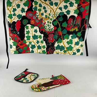 771 Apron, Oven Mit & Pot Holder by Josef Frank Lot