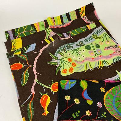 772 Total of Eight Place Mats & Pillow Covers Designed By Josef Frank