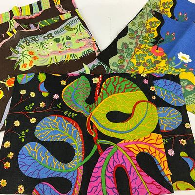 772 Total of Eight Place Mats & Pillow Covers Designed By Josef Frank