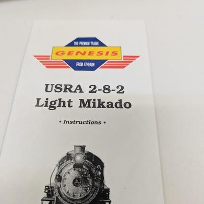 The Digtrax Big Book & HO Athaern Genesis USRA 2-8-2 Light Mikado Train