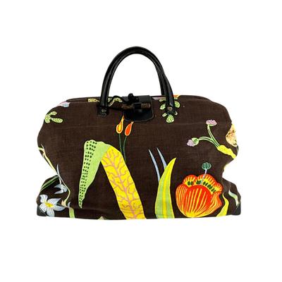 773 Svenst Tenn Josef Frank Design Linen Weekend Bag