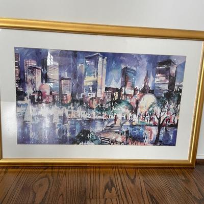 Water Color Framed Art