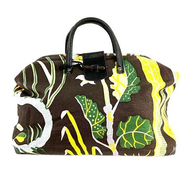 775 Svenskt Tenn Josef Frank Design Linen Weekend Bag