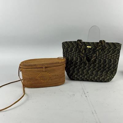 777 Eric Kravitz Hang Bag With Hand Woven Grassroot Purse