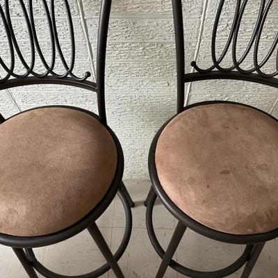 Two Swivel Barstools