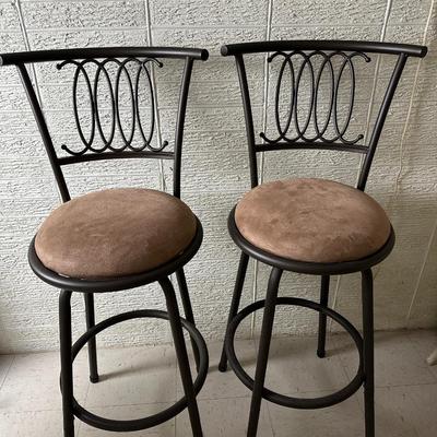 Two Swivel Barstools