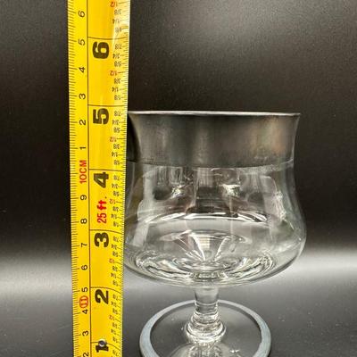 Vintage Arcadia Crystal Rumania Caviar Shrimp Cocktail Seafood Servers