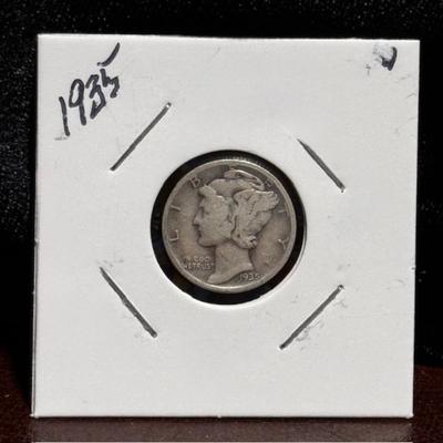 1935 Mercury Dime