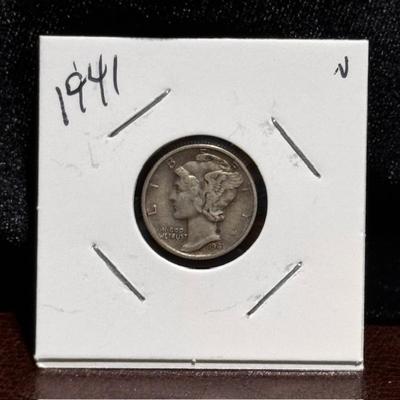 1941 Mercury Dime