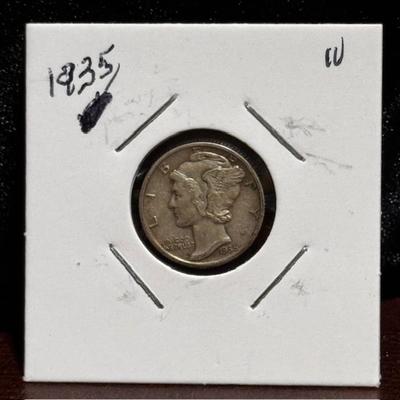 1935 Mercury Dime