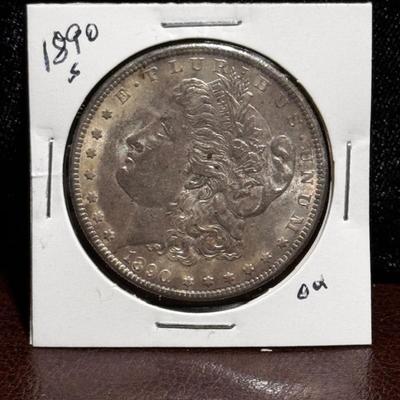 1890 S Morgan Silver Dollar
