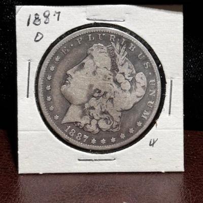 1887 O Morgan Silver Dollar