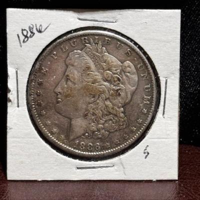1886 Morgaan Silver Dollar