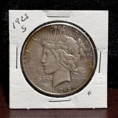 1928 S Peace Dollar