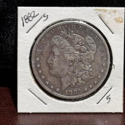 1882 S Morgan Silver Dollar