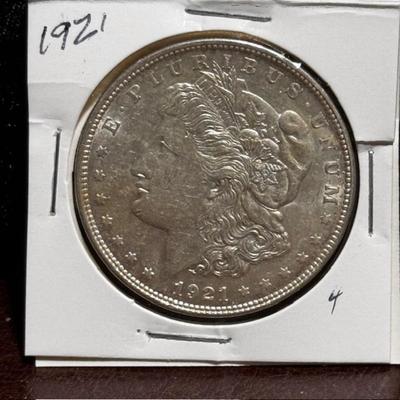 1921 Morgan Silver Dollar