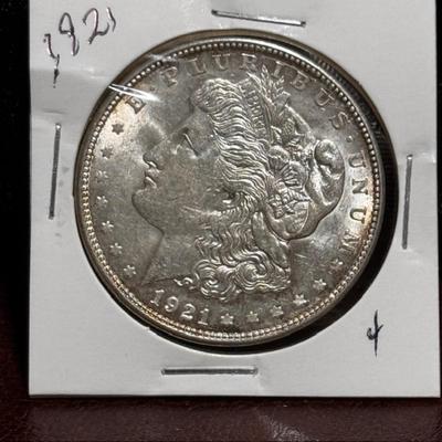 1921 Morgan Silver Dollar
