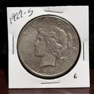 1927 S Peace Dollar