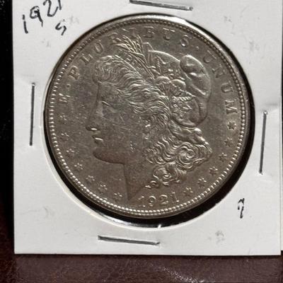 1921 S Morgan Silver Dollar