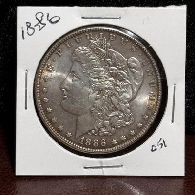 1886 Morgan Silver Dollar